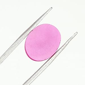 ADA CABOCHON RUBY 使用説明書付き Cabochon Ruby Gemstone Ring With White Diamond Accents